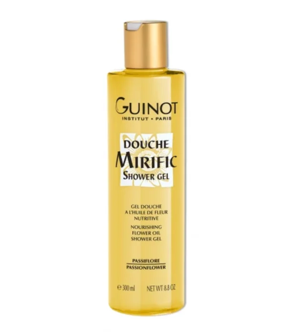 GUINOT Douche Mirific Shower Gel – Maitinamoji dušo želė su gėlių aliejumi 300 ml