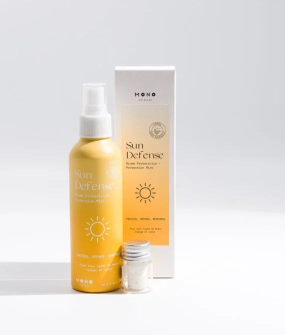 MONO SUN DEFENCE VEIDO IR KŪNO DULKSNA 150 ml